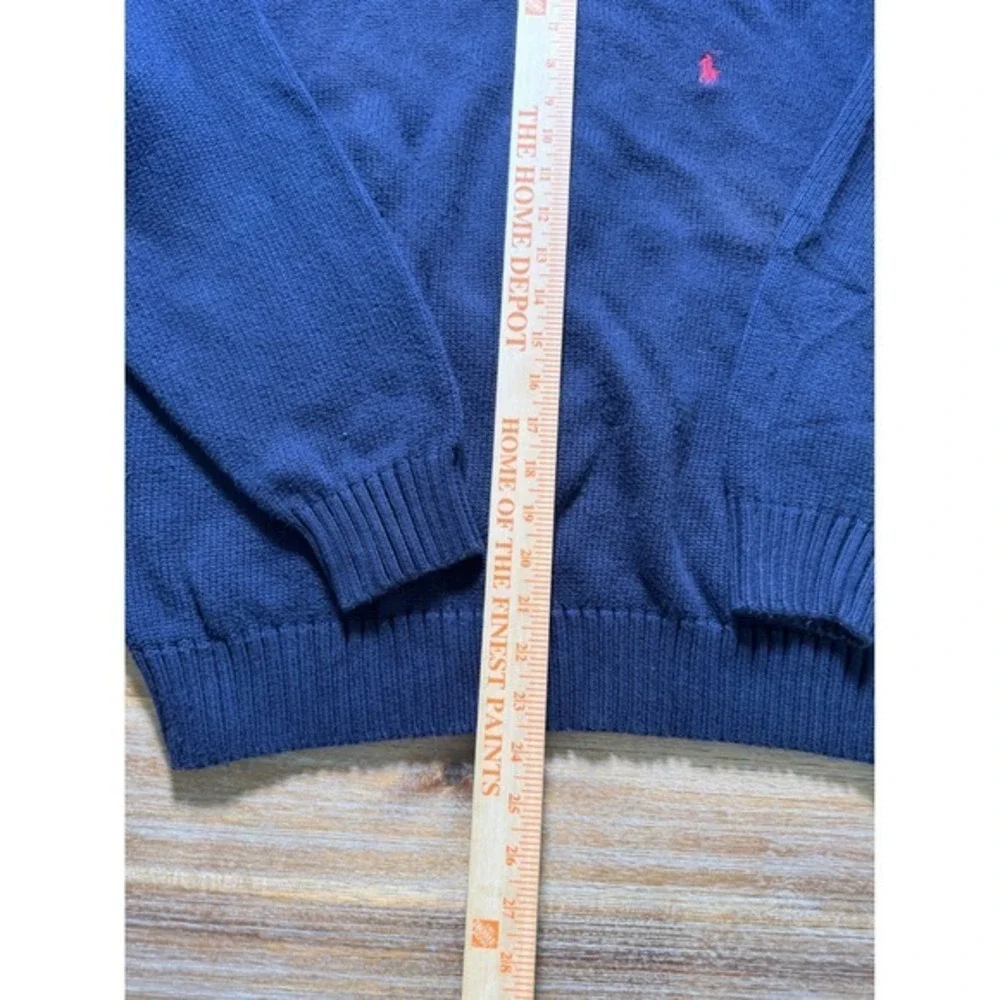 Polo Ralph Lauren V-Neck Sweater Cotton‎ Knit Classic Fit XL